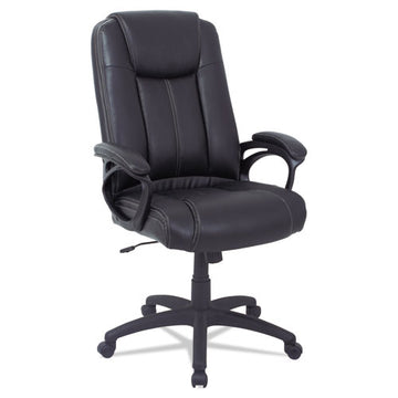 Alera® Alera Cc Series Executive High Back Bonded Leather Chair, Supports Up To 275 Lb, 20.28" To 23.9" Seat Height, Black freeshipping - TVN Wholesale